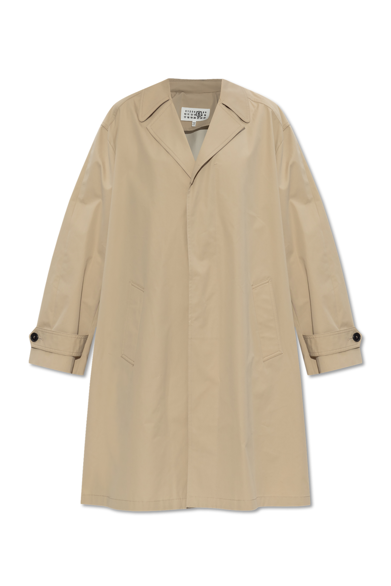 Beige Cotton coat MM6 Maison Margiela - Vitkac Italy
